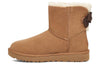 UGG(WMNS) Mini Bailey Suede Bow for 'Chestnut'