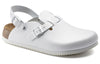BirkenstockKay SL Natural Leather Narrow Fit Sandals 'White'