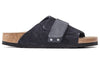 BirkenstockKyoto Nubuck-Suede Leather Narrow Fit Sandals 'Midnight Blue'