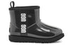 UGGClassic Clear Mini II Large LOGO Fleece Lined Big Boys Black