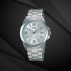 CASIOWaterproof Stainless Steel Strap Mens Silver Analog