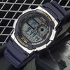 CASIOWaterproof Sports Mens Black Digital