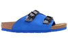 Birkenstock(WMNS) Zrich Tech Suede Leather Narrow Fit Sandals 'Blue'