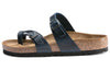 Birkenstock(WMNS) Mayari Waxy Leather Narrow Fit 'Blue'