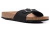 BirkenstockMadrid Vegan Birko-Flor Birkibuc Narrow Fit Sandals 'Black'