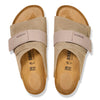 BirkenstockKyoto Nubuck-Suede Leather Sandals 'Taupe'