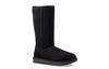 UGG(WMNS) Classic Tall II Black Fleece Lined