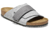 BirkenstockKyoto Natural Leather Felt Narrow Fit 'Light Grey'