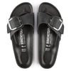 Birkenstock(WMNS) Madrid Big Buckle Oiled Leather Narrow Fit Sandals 'Black'