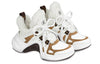 (WMNS) LOUIS VUITTON LV Archlight Shearling Sneakers 'White Brown' 1AACQS