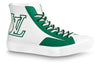 LOUIS VUITTON Tattoo Ankle Sneakers 'White Green' 1A8XWQ