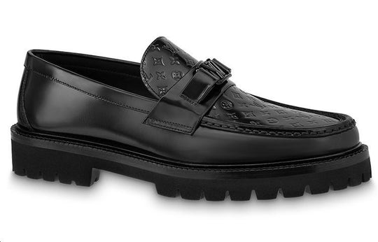 LOUIS VUITTON Major Loafer Shoes 'Black' 1ABFFP