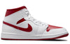 Air Jordan 1 Mid 'University Red White' 554724-161