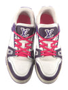 LOUIS VUITTON Trainer Sneakers 'White Purple' 1A8135
