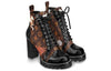 (WMNS) LOUIS VUITTON LV Star Trail 8cm Ankle Boots 'Brown' 1A52FI