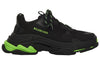 Balenciaga Triple S Sneaker 'Black Flou Green' 536737W3BK11035