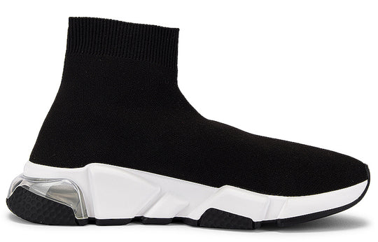 (WMNS) Balenciaga Speed Sneaker 'Clear Sole - Black' 607543W2DB61010