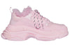 (WMNS) Balenciaga Triple S Sneaker Fake Fur 'Pink' 668562W3CQ55000