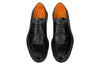 LOUIS VUITTON Voltaire Derby Shoes 'Black with Monogram Colar' 1A8Y3A