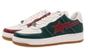 A BATHING APE x END. Bape Sta Low 'Red Green' 1I73-191-914-REDG