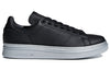 (WMNS) adidas originals Stan Smith New Bold 'Black Gray' AQ1111