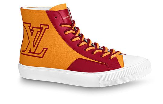 LOUIS VUITTON Tattoo Ankle Sneakers 'Orange Red' 1A8XX5