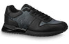 LOUIS VUITTON Run Away Sneakers 'Black with Grey Monogram' 1A8KJA