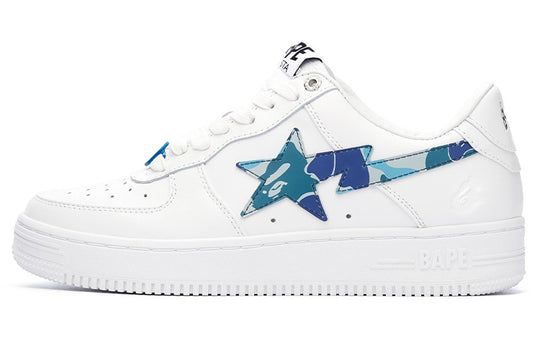 (WMNS) A BATHING APE Bape Sta Abc Camo 'White Blue' 1I70-291-004-BLUE