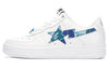 (WMNS) A BATHING APE Bape Sta Abc Camo 'White Blue' 1I70-291-004-BLUE