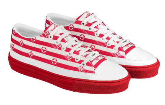 (WMNS) LOUIS VUITTON Stellar Sneakers 'White Red' 1A7U4R