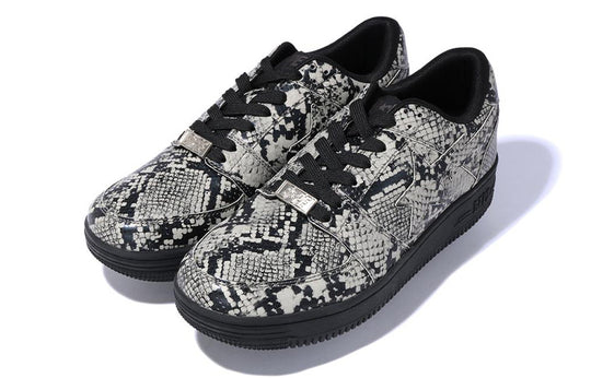 A BATHING APE Bape Sta Low 'Snakeskin Grey' 1G30-191-013-LTB