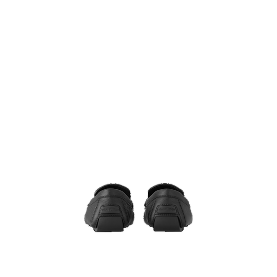 LOUIS VUITTON Monte Carlo Moccasin Shoes 'Black Plain' 1AC53Y