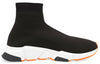Balenciaga Speed Sneaker 'Black Fluo Orange' 587286W17041917