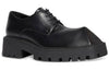 (WMNS) Balenciaga Rhino Derby Shoes 'Black Smooth Calfskin' 712391WBB501000