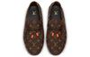 LOUIS VUITTON LV Driver Moccasin Shoes 'Brown Monogram with Orange' 1ABF7Z