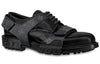 LOUIS VUITTON Harness Derby Shoes 'Black with Monogram Straps' 1A8ACU