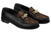 (WMNS) LOUIS VUITTON Chess Flat Loafers 'Black with Brown Monogram' 1ABPLA