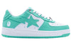 A BATHING APE Bape STA Leather 'Green' 1I70-191-007-GREN