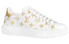 (WMNS) LOUIS VUITTON Time Out Sneakers 'White with Gold Monogram' 1A8TAA