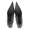 (WMNS) Balenciaga Wool Checked Knife Pointy Toe Boots 'Grey' 579218W1SR01214