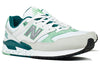 New Balance 530 Series 90 s Running Leather Low-Top R unning Shoes White/Green M530PSA
