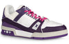 LOUIS VUITTON Trainer Sneakers 'White Purple' 1A8135