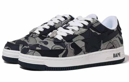 (WMNS) A BATHING APE Bape Sta Low 'Black Camo' 1J30-291-002-BLCKCAMO