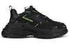 Balenciaga Triple S Sneaker 'Allover Logo - Black Fluo Yellow' 536737W2FA11070