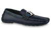LOUIS VUITTON LV Monte Carlo Moccasin Shoes 'Navy with Monogram Collar' 1AANOW