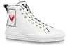 (WMNS) LOUIS VUITTON Stellar Ankle Sneakers 'White Poker with Back Monogram' 1A8MR6