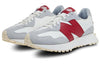 (WMNS) New Balance 327 'Grey Red' WS327FSG