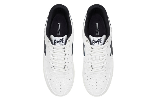 (WMNS) A BATHING APE x jjjjound Bape Sta Low 'Black White' 1I73-291-911-BLCKWHITE
