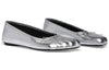(WMNS) Balenciaga Anatomic Ballerina Shoes 'Silver Shiny Soft Sheepskin' 714260WBFA18001