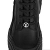 (WMNS) LOUIS VUITTON LV Circle Ruby Flat Ranger Boots 'Black with Brown Monogram' 1AB12T